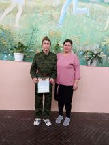 Командир отделения призера Семеренко К.