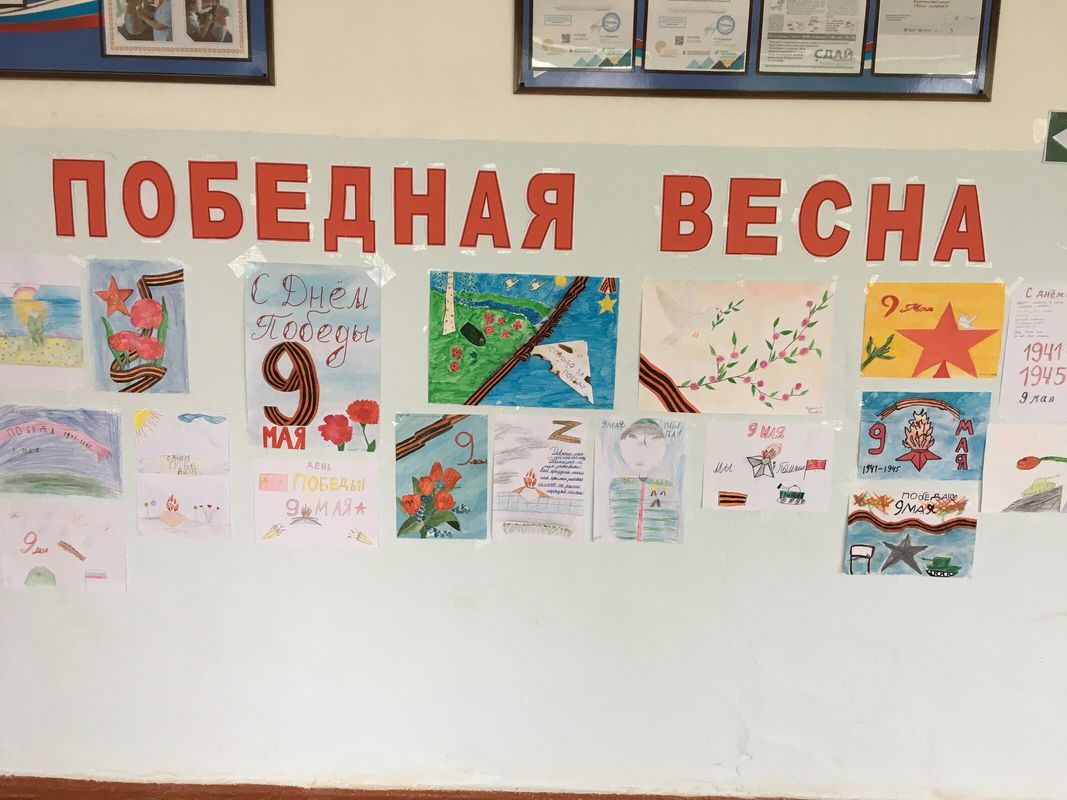 Шаминская средняя общеобразовательная школа. 78-я годовщина Победы в  Великой Отечественной войне