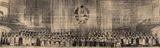 Концертный зал им. П.Чайковского, 6 октября 1951. Объединенный хор участников недели исполняет Песню о Сталине. Фото из газеты «Ленинское знамя»