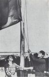 Подъем флага над освобожденным городом (из книги Ф.Г.Кондратьева «Петрозаводск» – Петрозаводск: Карелия, 1975)