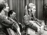 На концерте в Германии 1970-е гг. Слева направо: Анна Власова, Виктор Зайцев, Валентина Матвеева