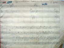 Э.Григ. «Шествие гномов» (фрагмент партитуры). Из архива «Кантеле»