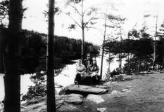 Артисты ансамбля на о.Валаам