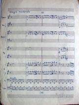 П.Чайковский. «Танец маленьких лебедей» из балета «Лебединое озеро» в обработке Владимира Салопа, 1956 (фрагмент партитуры). Из архива «Кантеле»