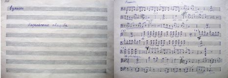 Карл Раутио. «Карельская свадьба». Партия йоухикко (фрагмент). Из архива «Кантеле».