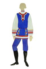 Эскизы костюмов к танцу «Скамеечка». 1978 г.