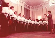 Артисты «Кантеле» на Валааме. 1990 г.