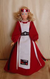 Кукла в концертном костюме Тамары Юфа (проект ЭтноКукла «Кантеле»)