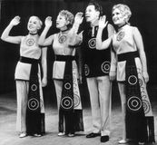 Эстрадный квартет «Лейво»: Ирина Житкова, Лидия Егорова, Лидия Скачкова, Василий Аксентьев