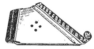 Кантеле-пикколо. 1955 год. Мастер Х.Кристал