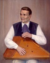 Народный артист КАССР Тойво Вайнонен. Портрет работы художника Валентина Чекмасова (находится в Доме Кантеле)