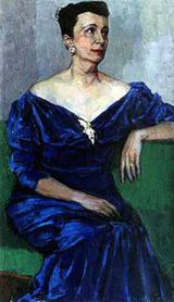 Юрий Черных. Портрет Сиркки Рикка. 1960 г. В начале 1960-х годов художник написал несколько портретов певицы. Данная работа, где Сиркка Андреевна изображена в парадном концертном платье, считается лучшей из них.