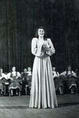 Солистка – Милица Кубли. Москва, июль 1947 года