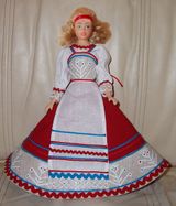 Куклы в кадрильных костюмах Тамары Юфа (проект ЭтноКукла «Кантеле»)