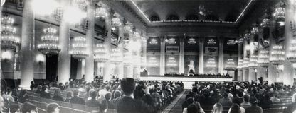 Торжественное заседание в Доме Союзов (Москва), посвященное празднованию 150-летия эпоса «Калевала». 1985