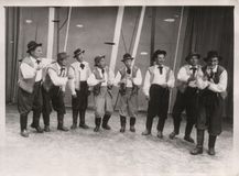 1960-е годы. Финский мужской вокальный ансамбль «Старые холостяки». Слева – Петр Титов