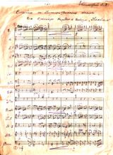 Леопольд Теплицкий. Сюита на карельские и финские темы (фрагмент номера «Койвистон полска»). Партитура. Из архива «Кантеле». «10 октября 1948 года. Концерт на радио. Играли впервые «Карельскую сюиту» Л.Я.Теплицкого. Сделал он это мастерски…» (из дневника 