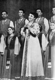 Концерт в Кремлевском театре. Народная артистка РСФСР Сиркка Рикка исполняет вепсскую колыбельную песню