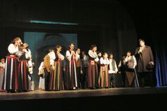 Сцена похорон В.П.Гудкова