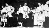 Выступление «Кантеле» в дни празднования 100-летнего юбилея 1-го издания «Калевалы». Петрозаводск, 1949