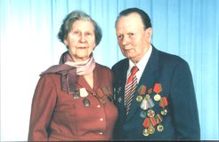 Супурги-музыканты: певица Милица Кубли и виолончелист Леонид Аверин (работал в «Кантеле» с 1946 по 1952 г.)