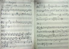 Ройне Раутио. «Вариации на тему финской песни» (партия флейты). Из архива «Кантеле»