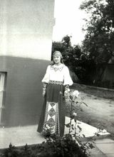 Артистка оркестра «Кантеле» Наталья Акулишнина. Чехия, 1978 г.