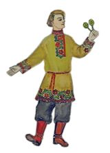 Эскизы костюмов к вепсскому танцу «Ложки»
