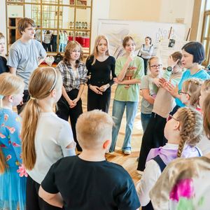 Посетили театральный урок