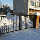 Ворота на участок от компании РСТ, г. Петрозаводск.