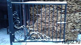 Образец ворот загородного дома