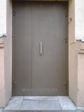 Стальная дверь, полимерная окраска