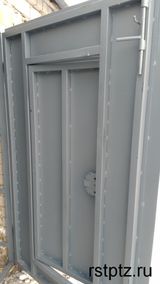 Каркас ворот изнутри (Обратите внимание везде труба 40*40, для повышения прочности)