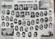 Выпуск 1980 года 10б класс 