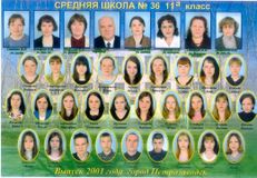 Выпуск 2001 года 11а класс