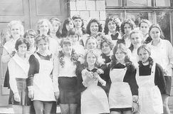 Выпуск 1976 года 10б класс