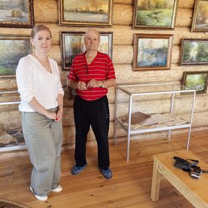 В "Музее В.А. Солоухина" проходит персональная выставка картин Льва Леонидовича Немковича «Живёт на свете красота».