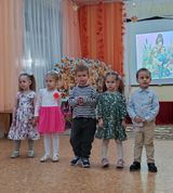 дети читают стихи. средняя группа