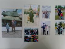 фотовыставка "Моя семья на параде Победы". младшая группа