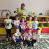 аппликация пчелы и улий, средняя группа