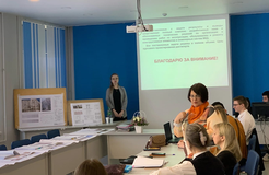 Выступление директора Волгоградского строительного техникума Голиковой Галины Артуровны  по итогам открытой защиты курсового проекта Пупиной Дарьи 