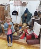 Маленькая москвичка в музее