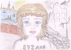 Дети блокады, Кибардина Василиса, 6 лет, МБДОУ № 2