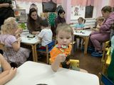 Мастер-класс с участием родителей "Букет из пуговиц", средняя гр.