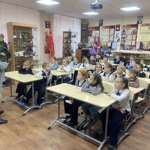 Сегодня наш музей с ознакомительной экскурсией посетил 1 "И" класс (классный руководитель: Першина Надежда Васильевна).