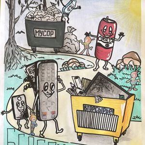 Конкурс рисунков "Эколята за раздельный сбор отходов и повторное использование материалов"