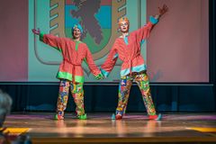 Пудожане в роли скоморохов