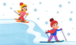 Правила безопасного зимнего отдыха: лыжи. Памятка для родителей.