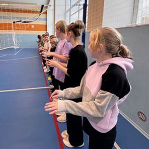 Турнир по пионерболу среди 5-х классов