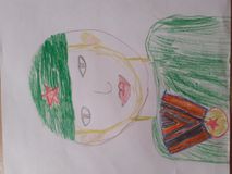 Левина Яна  «Солдат-победитель» 1 кл